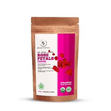 BEAUTYFYN Natural Organic Rose Petal Powder (150gm)