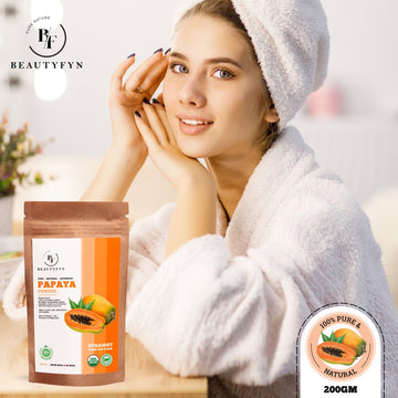 BEAUTYFYN Papaya Leaf Powder For Face Skin (150gm)